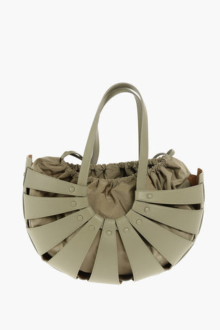 Perforated Leather THE SHELL Tote Bag