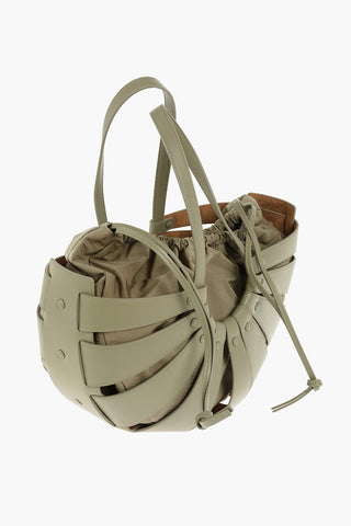 Perforated Leather THE SHELL Tote Bag