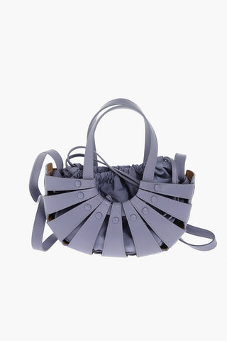 Perforated Leather THE SHELL Hand Bag