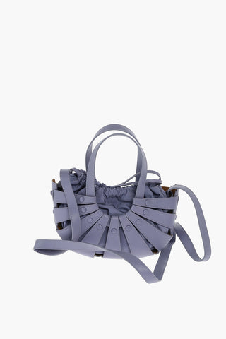 Perforated Leather THE SHELL Hand Bag