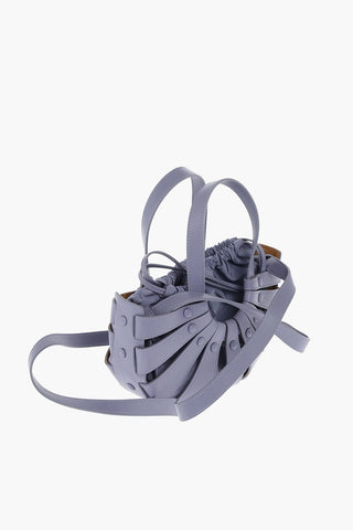 Perforated Leather THE SHELL Hand Bag