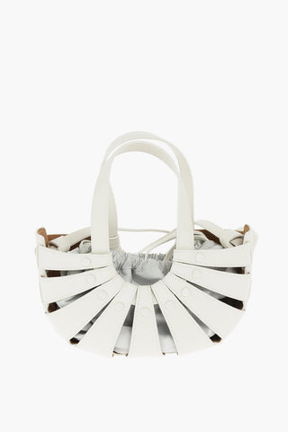 Leather THE SHELL Cut Out Tote Bag