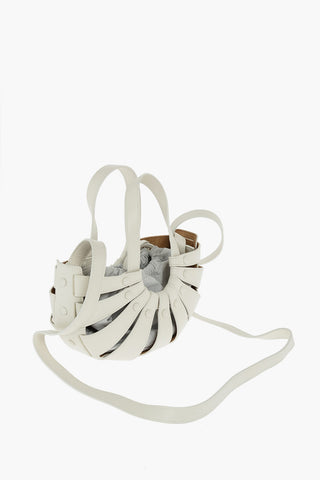 Leather THE SHELL Cut Out Tote Bag
