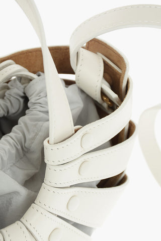 Leather THE SHELL Cut Out Tote Bag