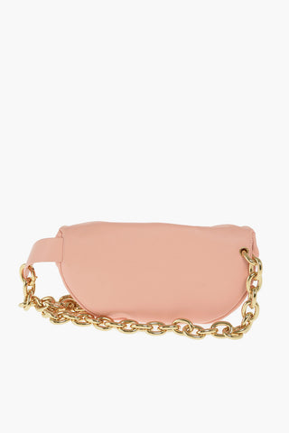 Magnet Fastening THE MINI Leather Pouch with Chain