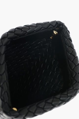 Woven Leather CRISSCROSS Clutch