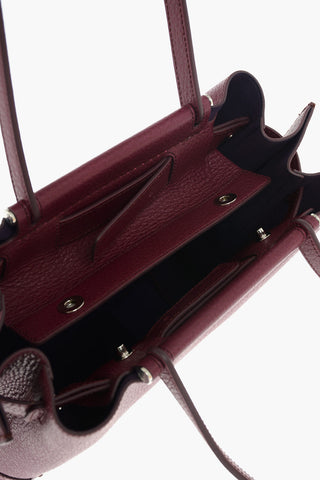 Borsa Tote in Pelle con Borchie e Doppio Manico