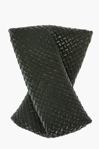 Clutch CRISSCROSS in Pelle Intrecciata