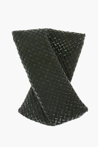 Clutch CRISSCROSS in Pelle Intrecciata