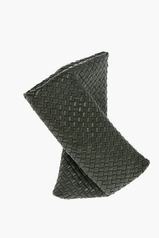 Clutch CRISSCROSS in Pelle Intrecciata