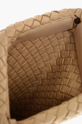 Woven Leather CRISSCROSS Clutch