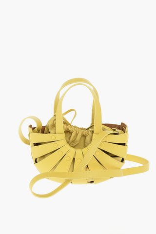 Leather THE SHELL Cut Out Tote Bag
