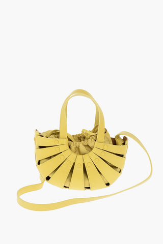 Leather THE SHELL Cut Out Tote Bag