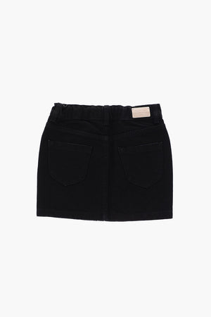 EST.1978 rhinestone embellished denim mini skirt