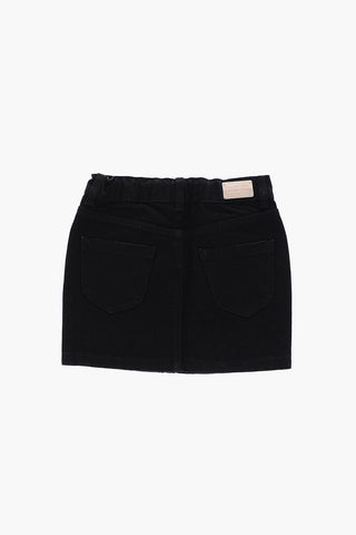 EST.1978 rhinestone embellished denim mini skirt