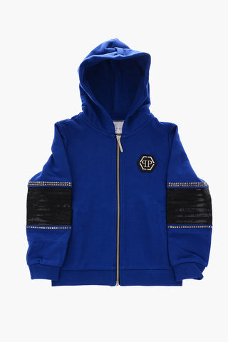 EST.1978 hooded HARRY sweatshirt with biker details on the sleeve