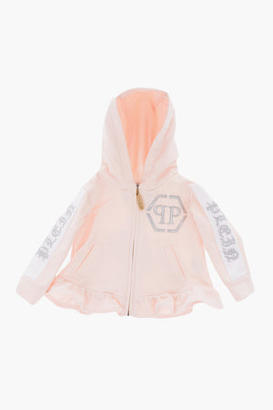 hooded JACKIE sweatshirt with zip closure