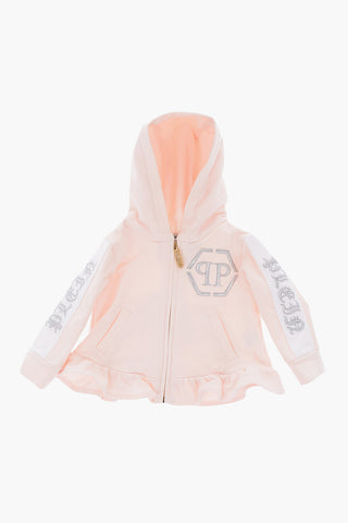 hooded JACKIE sweatshirt with zip closure