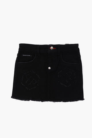 stretch denim GARDENIA mini skirt