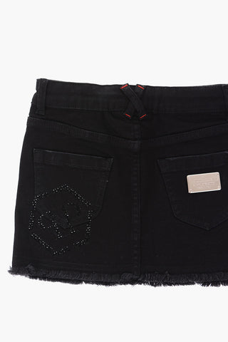 stretch denim GARDENIA mini skirt