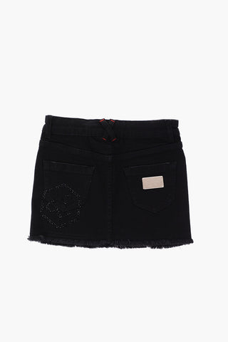 stretch denim GARDENIA mini skirt