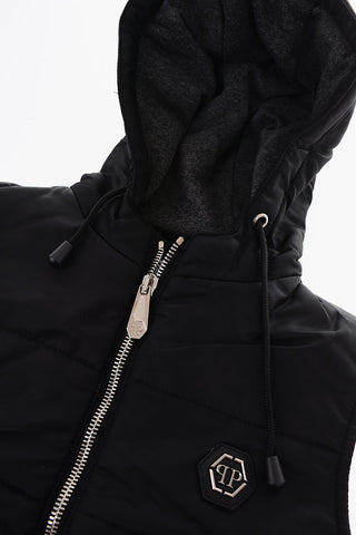 sleeveless FEEL GOOD outerwear jacket with hood