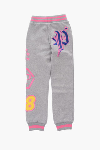 2-pocket jogger pants with embroidered profile