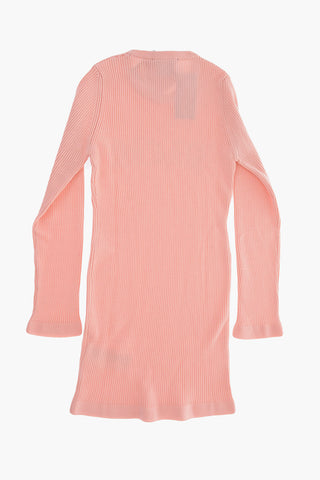 ribbed CRYSTAL knit dress