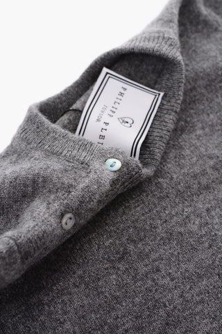 cashmere LS Statement crew-neck sweater
