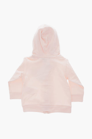 hooded AMALIA sweatshirt with zip closure