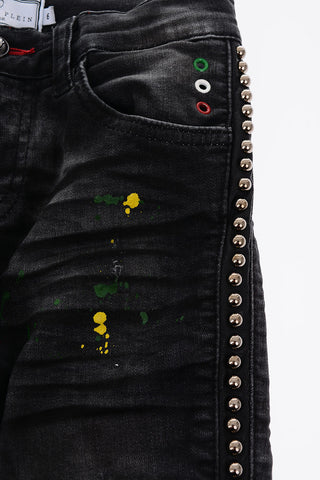 EST.1978 jeans JIKEL regular fit con borchie laterali