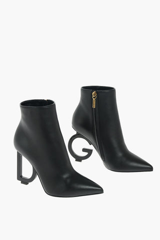 Soft Leather LORI Ankle Boots with DG Heel 10 cm