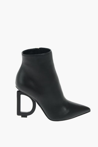 Soft Leather LORI Ankle Boots with DG Heel 10 cm