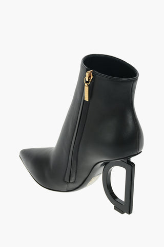 Soft Leather LORI Ankle Boots with DG Heel 10 cm