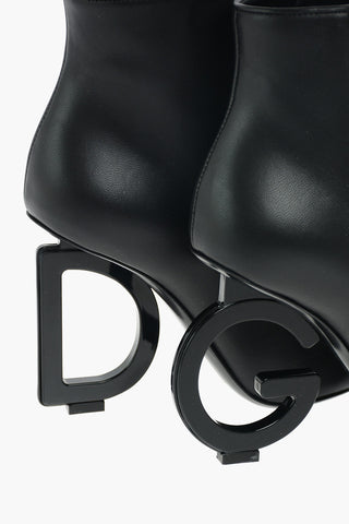 Soft Leather LORI Ankle Boots with DG Heel 10 cm
