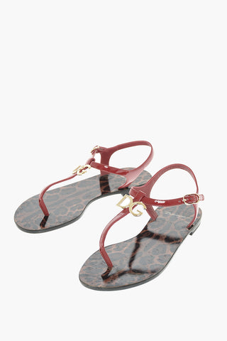 BEACHWEAR Sandali Infradito in Vernice