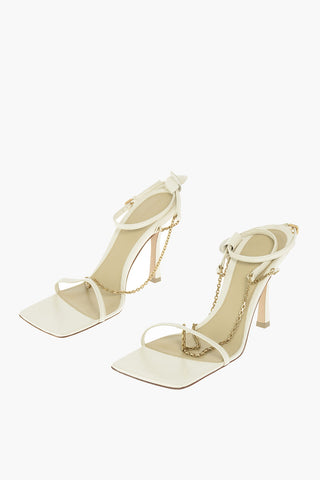 Sandali in Nappa con Cinturino Gioiello 9,5 cm