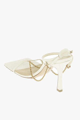 Sandali in Nappa con Cinturino Gioiello 9,5 cm
