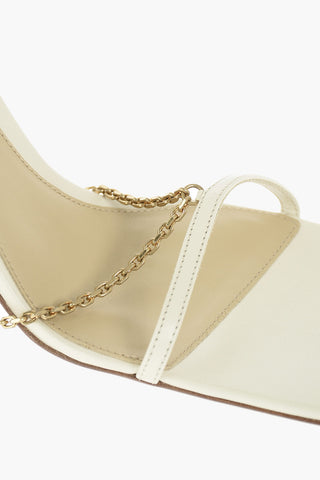 Sandali in Nappa con Cinturino Gioiello 9,5 cm