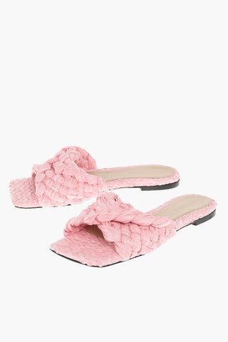Braided Raffia Slides