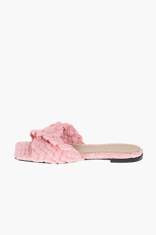 Braided Raffia Slides