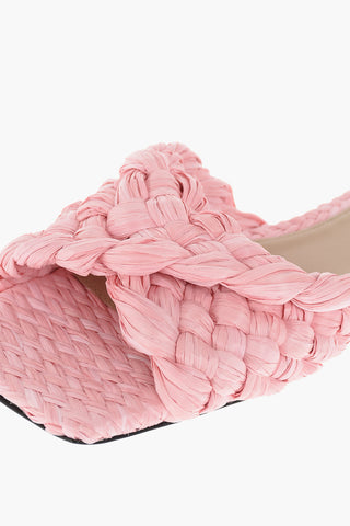 Braided Raffia Slides