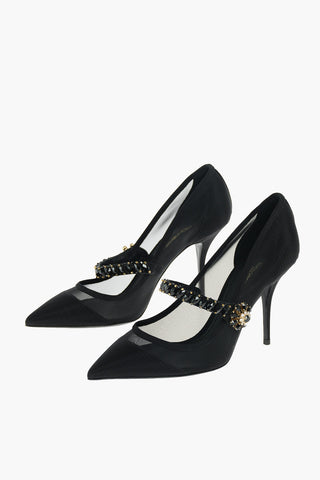 Pumps Mary Jane CARDINALE with Jewel Detail 9,5 cm