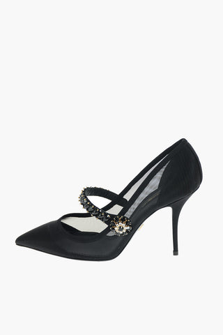 Pumps Mary Jane CARDINALE with Jewel Detail 9,5 cm