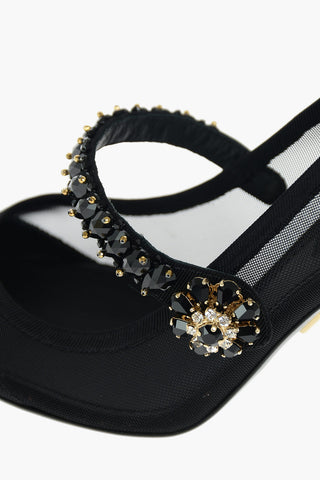 Pumps Mary Jane CARDINALE with Jewel Detail 9,5 cm