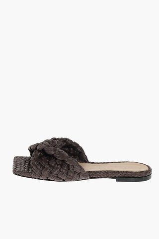 Braided Raffia Slides