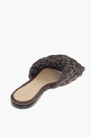 Braided Raffia Slides
