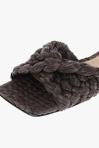 Braided Raffia Slides