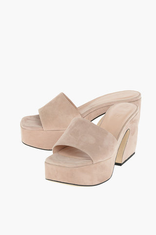 SI Statement Suede Mules 8,5 cm