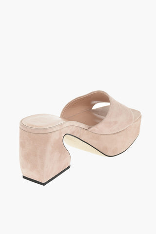 SI Statement Suede Mules 8,5 cm